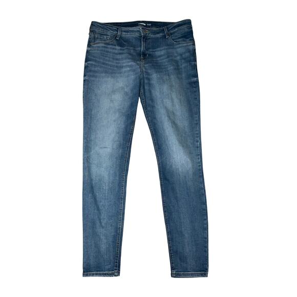 Old Navy Rockstar Super Skinny Blue Jeans Size 14 Long - Picture 1 of 4